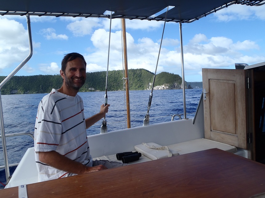 22 7 14Paul bij aanloop Vavau